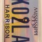 Mississippi vanity KOALA license plate Wildlife Wild Australia endangered Animal