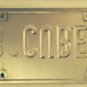Vanity BE CUBED license plate Ice Cube Rubik Math Cubicle Nissan Brian Bill Bob