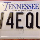 TN vanity LIVE 4 EQUUS license plate Horse Equestrian Pet Pony Stallion racing