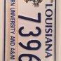 Louisiana SOUTHERN UNIVERSITY A&M College license plate Lady Jaguars NCAA Jaguar