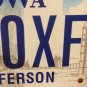 Vanity SOX FAN license plate Red Boston White Chicago MLB Baseball World Series