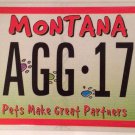 PET LOVER ANIMAL FRIENDLY license plate Paw dog cat Kitten Spay Neuter Puppy AGG