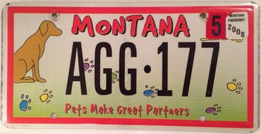 PET LOVER ANIMAL FRIENDLY license plate Paw dog cat Kitten Spay Neuter Puppy AGG