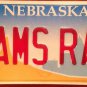 Vanity RAMS RAM license Plate Dodge Muscle Car Chrysler wild Animal NFL football
