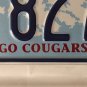 WASHINGTON STATE University GO COUGARS license plate WSU Pullman Butch NCAA