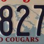 WASHINGTON STATE University GO COUGARS license plate WSU Pullman Butch NCAA