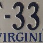 Aviation vanity LOCKHEED T-33A Shooting Star license plate Aircraft Jet T-bird