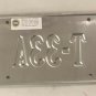 Aviation vanity LOCKHEED T-33A Shooting Star license plate Aircraft Jet T-bird