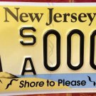 NJ SHORE BEACH BUM LOVER license plate seaside Ocean City Sea Girt boardwalk LBI