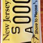 NJ SHORE BEACH BUM LOVER license plate seaside Ocean City Sea Girt boardwalk LBI
