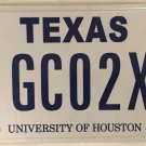 TX UNIVERSITY OF HOUSTON COUGARS license plate UH NCAA Shasta Coog Fan Sasha