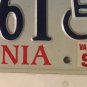 Rare HANDICAP WILDLIFE CARDINAL license plate Wheelchair Triple 6 666 repeating