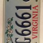 Rare HANDICAP WILDLIFE CARDINAL license plate Wheelchair Triple 6 666 repeating