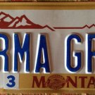 Vanity PERMA GREEN license plate Permanent Color Paint Pharma Classic Muscle car