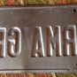 Vanity PERMA GREEN license plate Permanent Color Paint Pharma Classic Muscle car