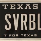 Vanity SILVER BULLET License Plate Gun Hunt Hunter Magic solution werewolf witch