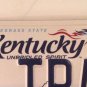 Kentucky vanity TRAIN TRACKS license plate Locomotive Steam Wagon Railroad Rail