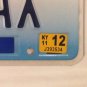 Kentucky vanity TRAIN TRACKS license plate Locomotive Steam Wagon Railroad Rail