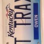 Kentucky vanity TRAIN TRACKS license plate Locomotive Steam Wagon Railroad Rail