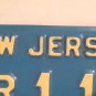 New Jersey ROTARY International Club license plate Rotarian Service Above Self