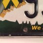SUPPORT OUR TROOPS license plate Military Marine USAF Army 938 AJG yellow ribbon
