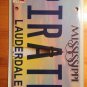 Vanity PIRATES CARIBBEAN license plate Disney Ship Treasure Island Captain Hook