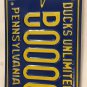 Pennsylvania DUCKS UNLIMITED license plate D/U Wildlife Hunter hunting Fowl bird