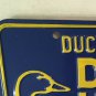 Pennsylvania DUCKS UNLIMITED license plate D/U Wildlife Hunter hunting Fowl bird