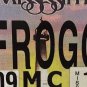 MOTORCYCLE vanity FROG FROGGY license plate French France Toggs Rain Princess
