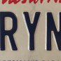 Louisiana vanity TORYNCE TORRENCE TORY license plate Torrance Victoria Torry Tor