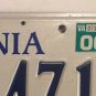 VIETNAM VETERAN license plate Military Saigon War Service Medal VVA 1471 VV