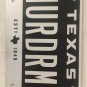 TX vanity NERD DREAM Z license plate Technology sport car computer Engineer job