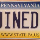 Vanity RUINED 2 license plate Bankrupt Money Dollar Debt Job Rich College Stock