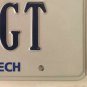 GEORGIA TECH YELLOW JACKETS University license plate 666 triple 6 Ramblin Wreck