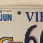 GEORGIA TECH YELLOW JACKETS University license plate 666 triple 6 Ramblin Wreck