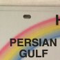 Hawaii PERSIAN GULF VETERAN license plate Operation Desert Shield Storm Kuwait
