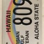 Hawaii PERSIAN GULF VETERAN license plate Operation Desert Shield Storm Kuwait