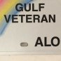 Hawaii PERSIAN GULF VETERAN license plate Operation Desert Shield Storm Kuwait