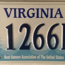 BOAT OWNER license plate Lake Sea Fish ship fishing sailing motor yatch 1266 BU
