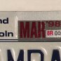 MOTORCYCLE vanity KAMPA 1 license Plate Tent Camping Caravan Biker Awning Kamp