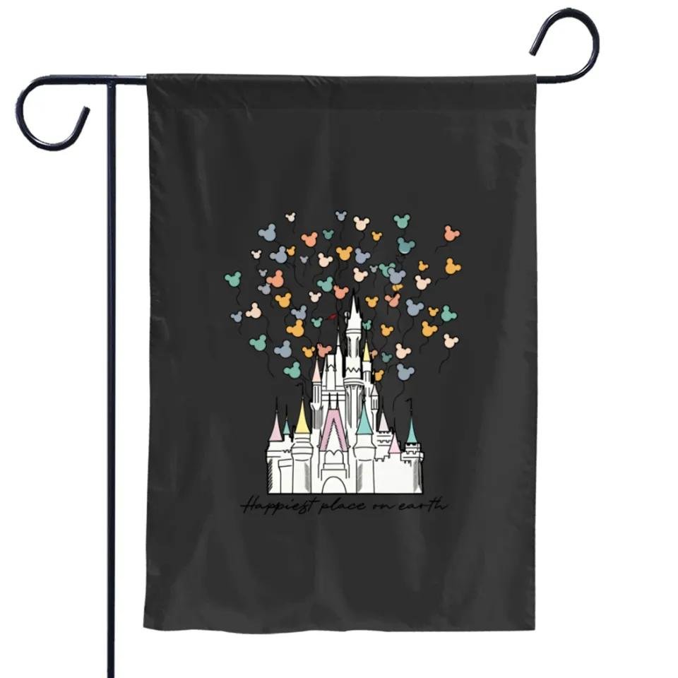 Disney Castle Garden Flags, Disneyland Garden Flags, Disney Balloon