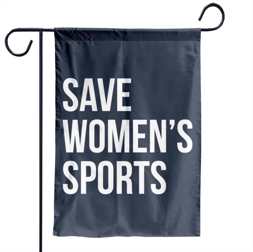 Save womens sports save womens sports garden flags