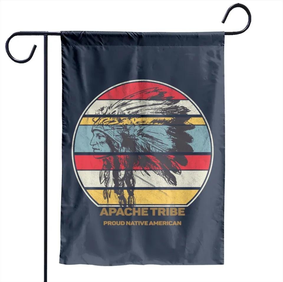 Apache Tribe Native American Indian Proud Retro Sunset - Apache ...