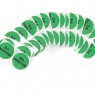 50pc QA INSPECTED  Quality assurance  Round Plastic Vinyl Color Label/Stickers