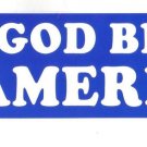 1 GOD BLESS AMERICA BUMPER STICKER USA FLAG DECAL PATRIOTIC US