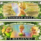 TINKERBELL NOVELTY MILLION  DOLLAR BILL (2/$1.00)
