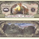 2/$1.00 George W. Bush Presidential Election Victory  Novelty  Collectible Bill