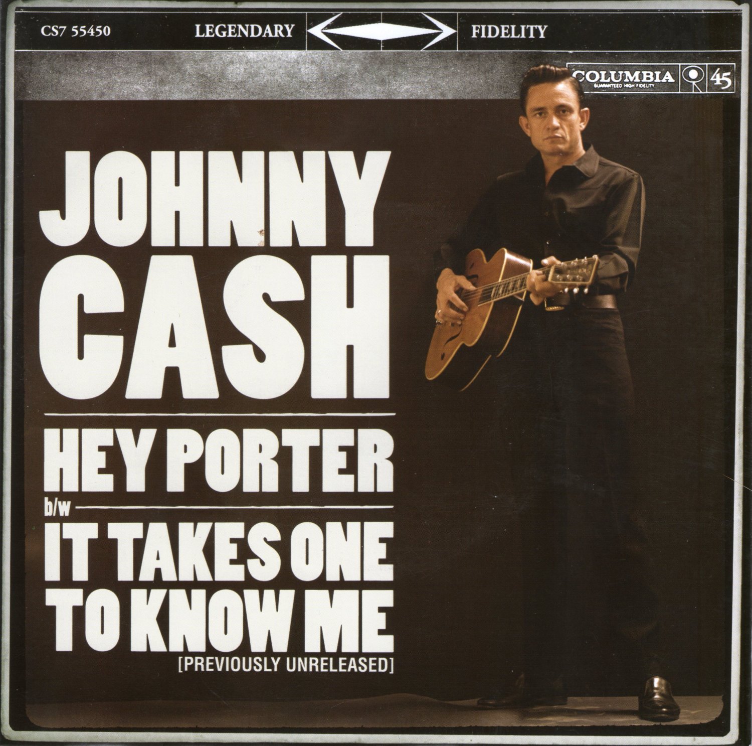 Johnny Cash Hey Porter / It Takes One To Know Me 7-Inch.