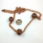 Chainmaille wrapped Jasper bead Necklace