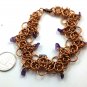 Celtic Bronze chainmaille bracelet